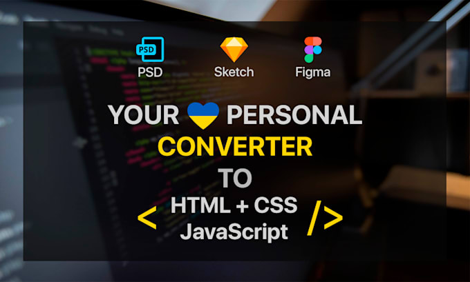 Convert sketch figma psd to html css javascript webpage by Andrew ...