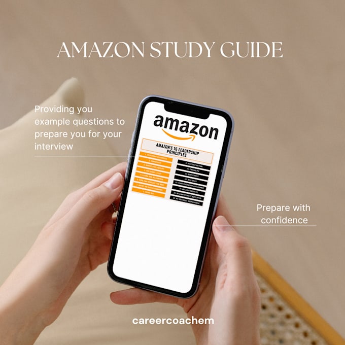 Provide you with an amazon study for your interview by Careercoachem