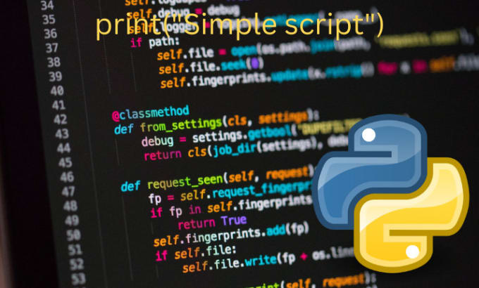 Write a python 3 script by Sdl40f | Fiverr