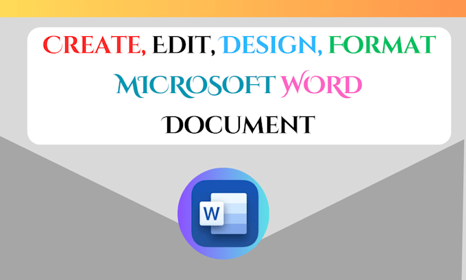 Create, design, format, type, edit microsoft word document by Areeba ...