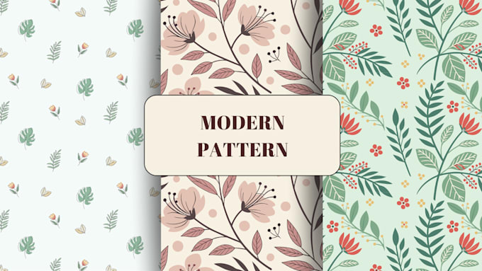 design modern patterns for your items