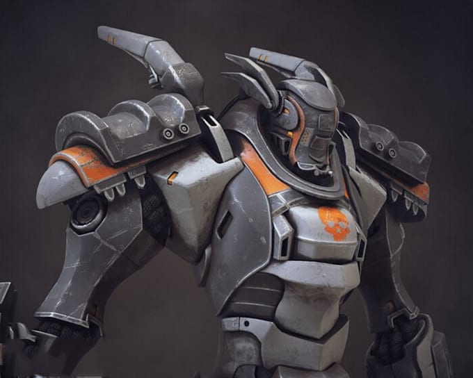 drawing mecha and robot for you