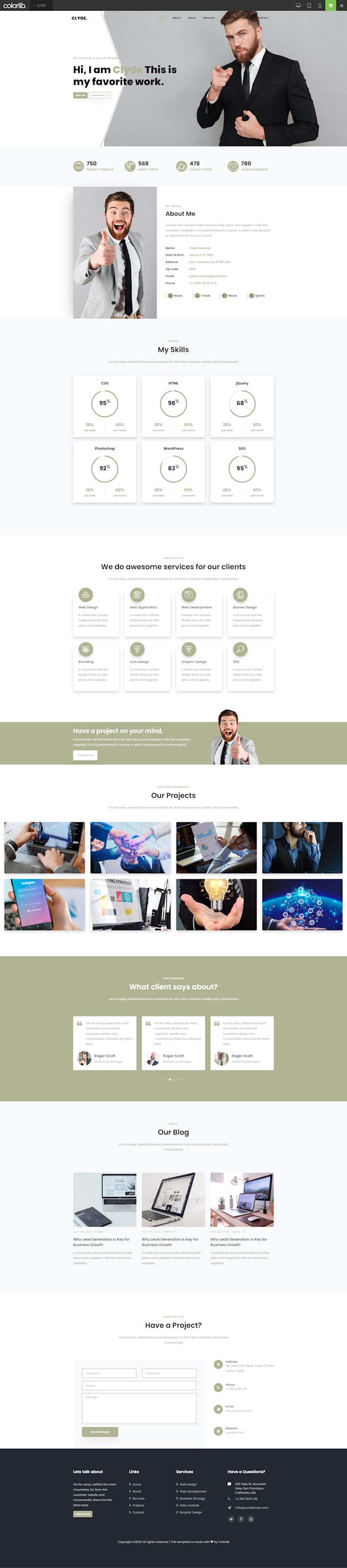 do website design, complete website development with wordpress