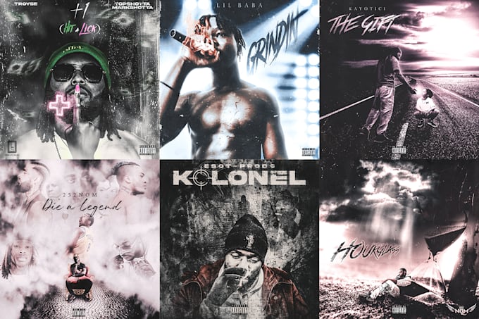 Design your album cover art or music artwork by Illevenx | Fiverr