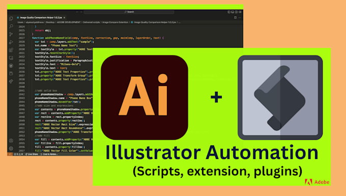automate your workflow in adobe illustrator with script or plugin