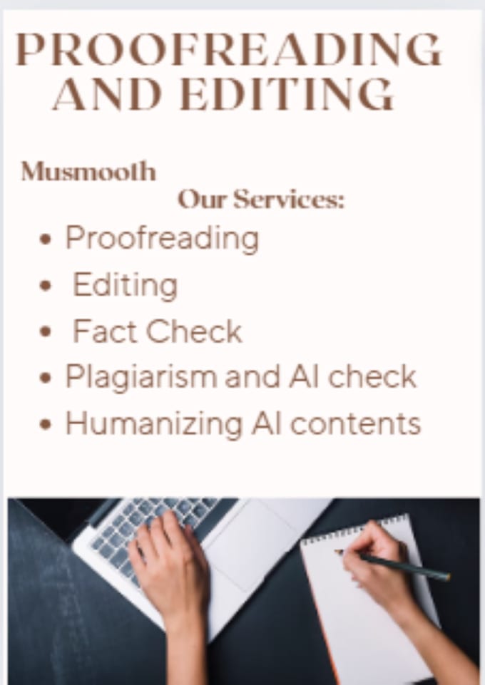 proofread and edit up to 1000 words