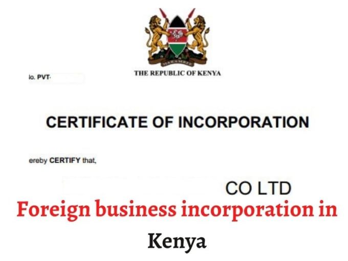 Do business registration and company incorporation in kenya by