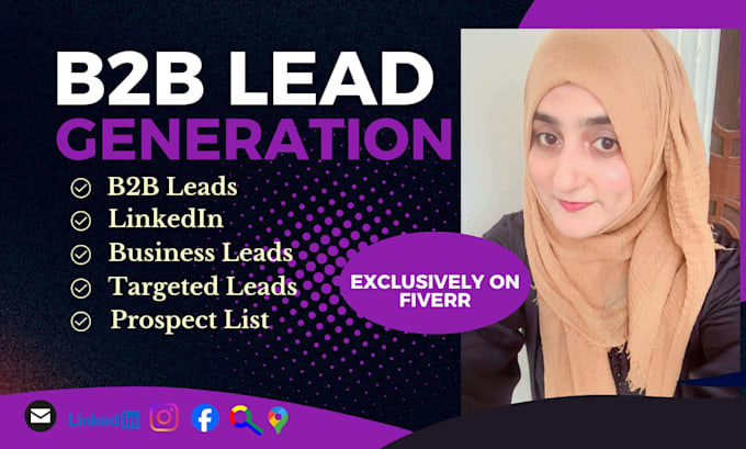 Targeted b2b lead generation and data business email list by Iqrabutt13 ...