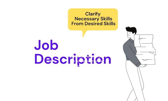 write a professional job description for any position