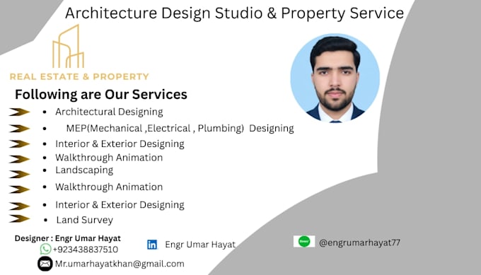 prepare 2d plan 3d exterior design and realistic renders