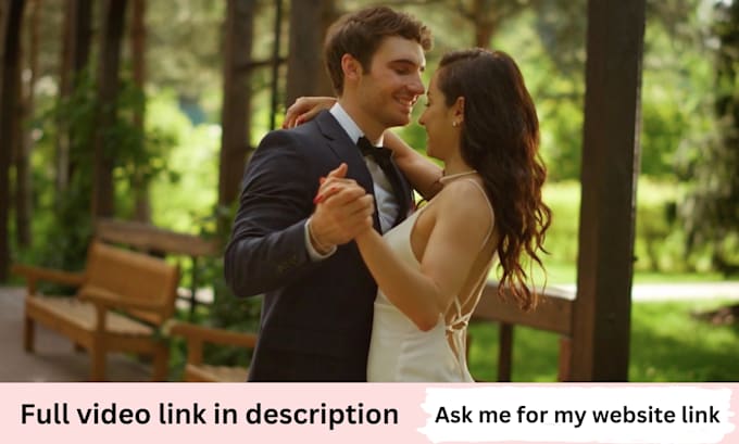 create a cinematic wedding music video