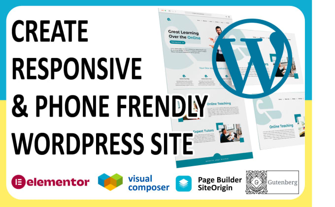 build a responsive mobile friendly wordpress website
