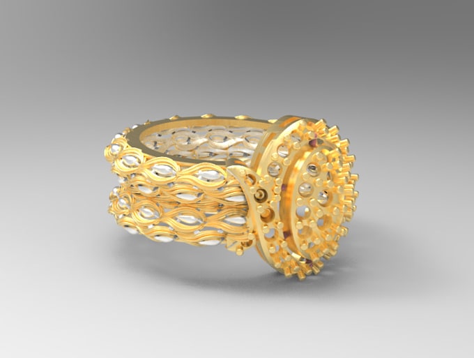 design any type of 3d cad jewelry