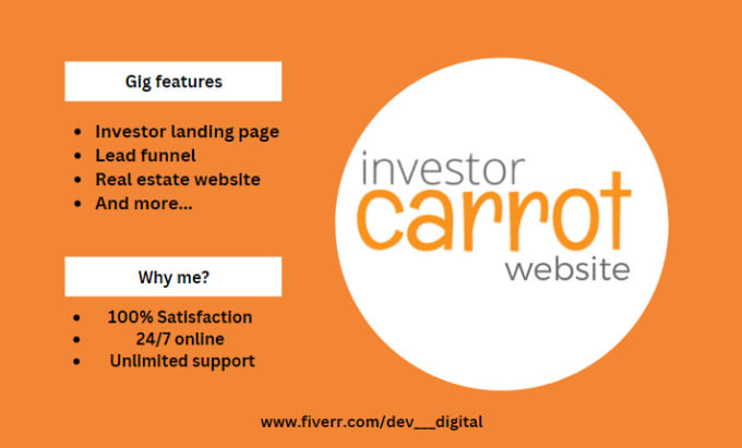 Develop investor carrot website investor carrot real estate website