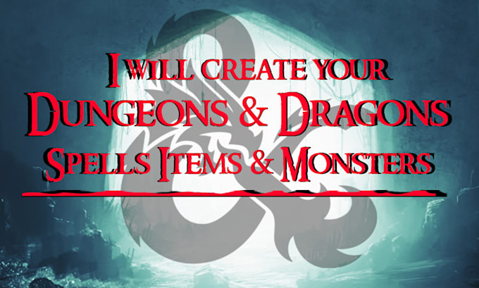 create homebrew items, spells and monsters for dnd 5e