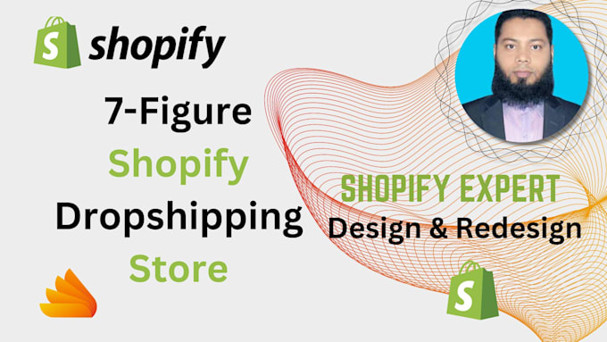 build shopify dropshipping store, responsive shopify website