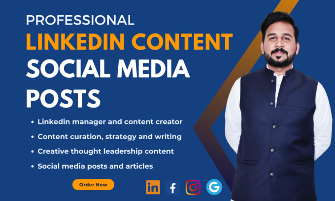 write engaging linkedin and social media posts