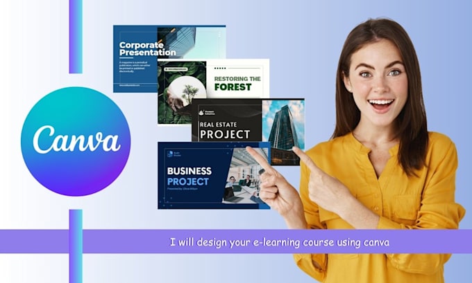 create e learning course for you in canva