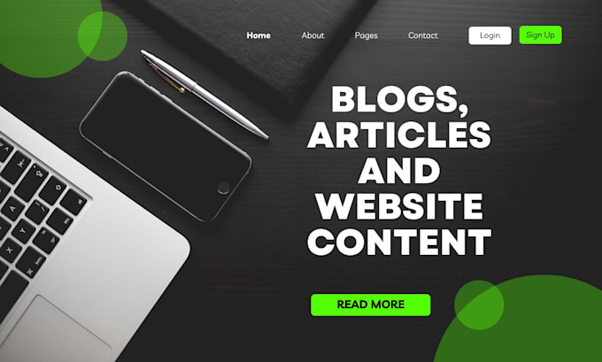 write SEO optimized blog posts for your website