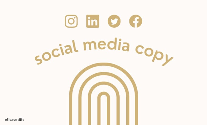 Write your social media content by Elisasedits | Fiverr