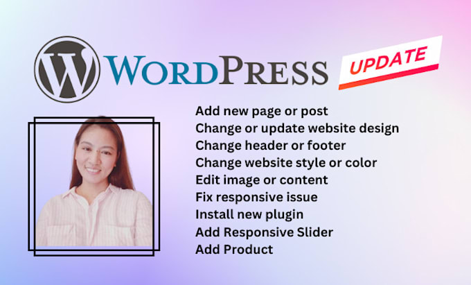 update and edit wordpress