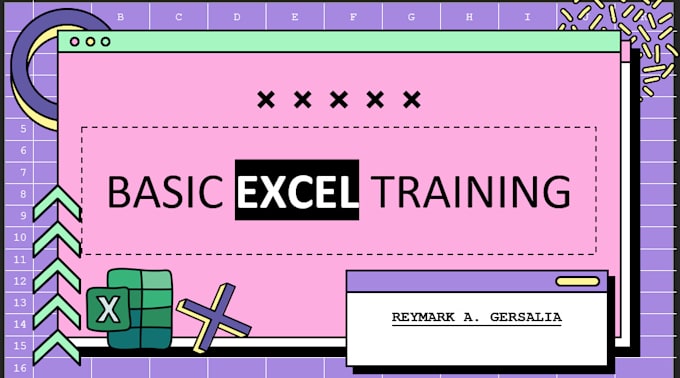 provide basic excel training