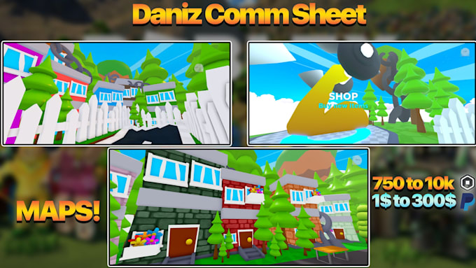 Make a roblox low poly simulator map by Danizbuilder | Fiverr