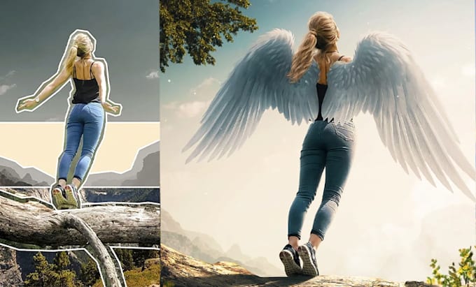 do awesome photo manipulation photoshop work