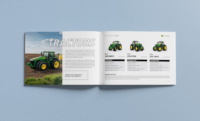 design your product or sales brochure