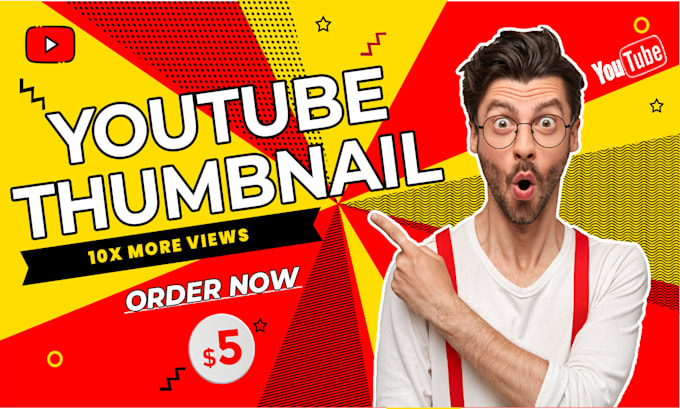 Design 3 eye catchy youtube thumbnails for your video by Androm3da | Fiverr
