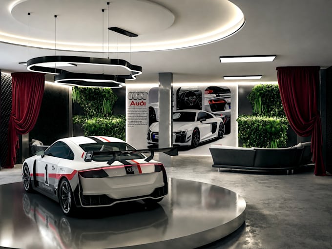create realistic interior design and 3d visualization