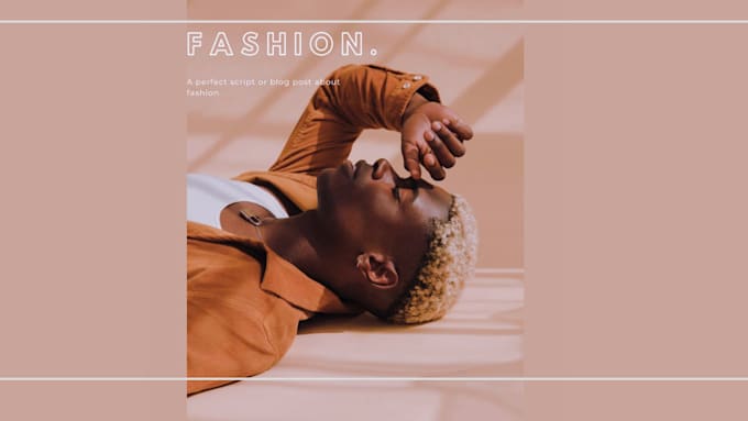 write an SEO fashion blog article