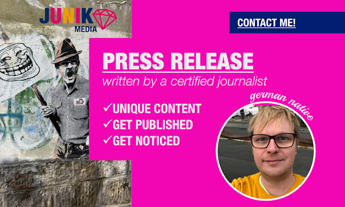 write your german press release with editorial standards