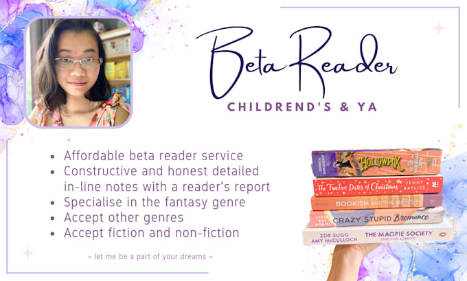 beta read your fantasy and other genres