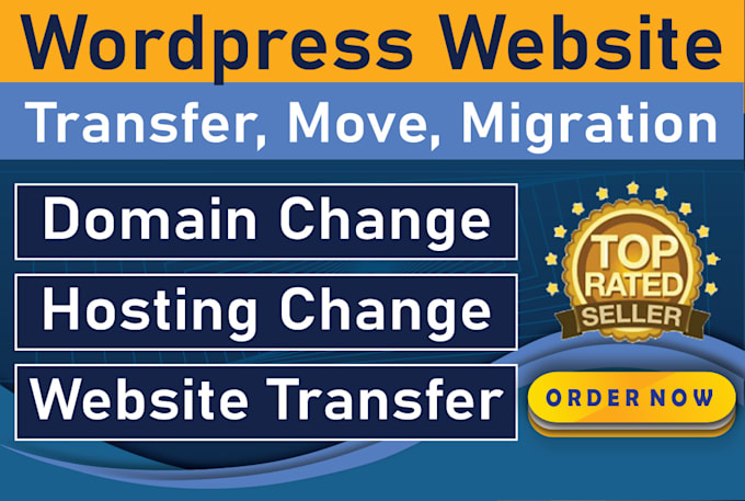 transfer, migrate or move your wordpress website to a new hosting or domain 24h