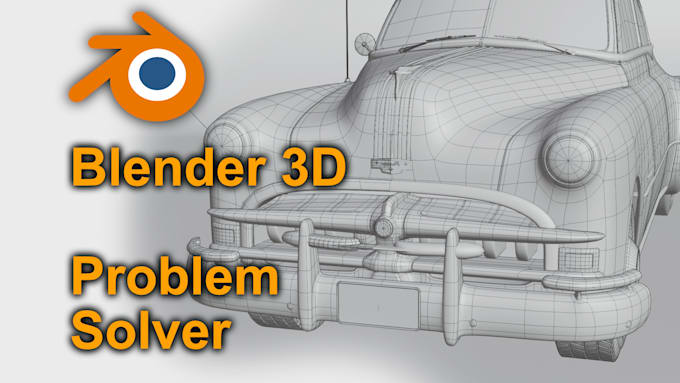 Solve problems for you in blender 3d by Lukes_3d | Fiverr