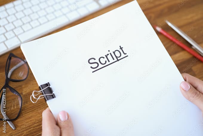 review your screenplay, script, or storyboard