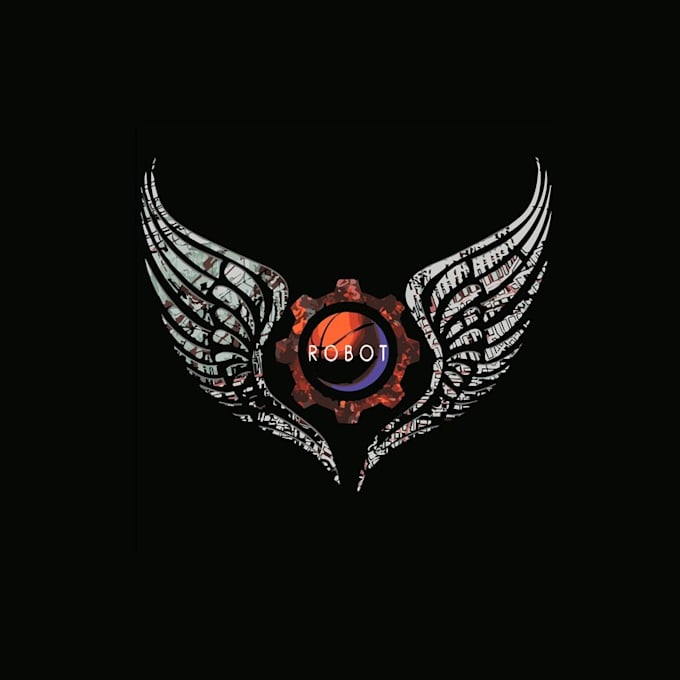 design beautiful unique robot basketball logo