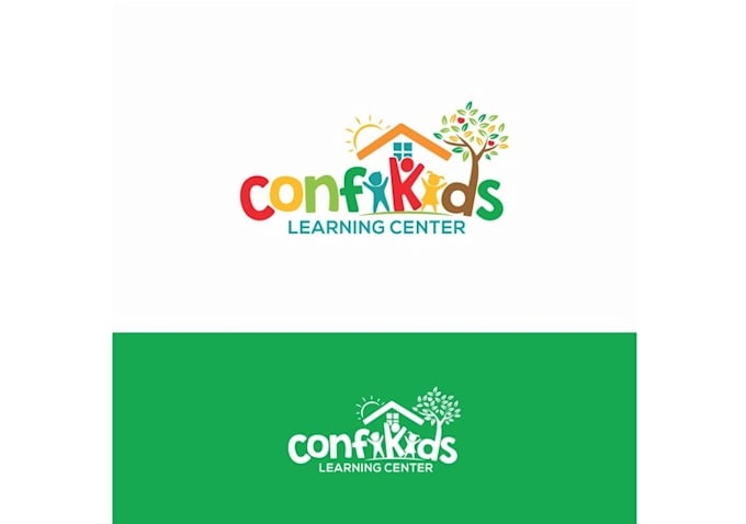 create an unique simple preschool logo design