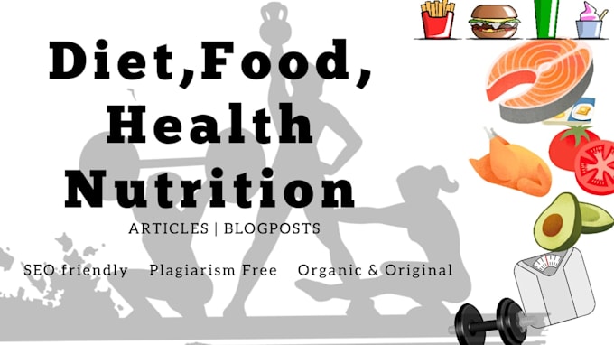 write articles and blogposts on food and healthy living