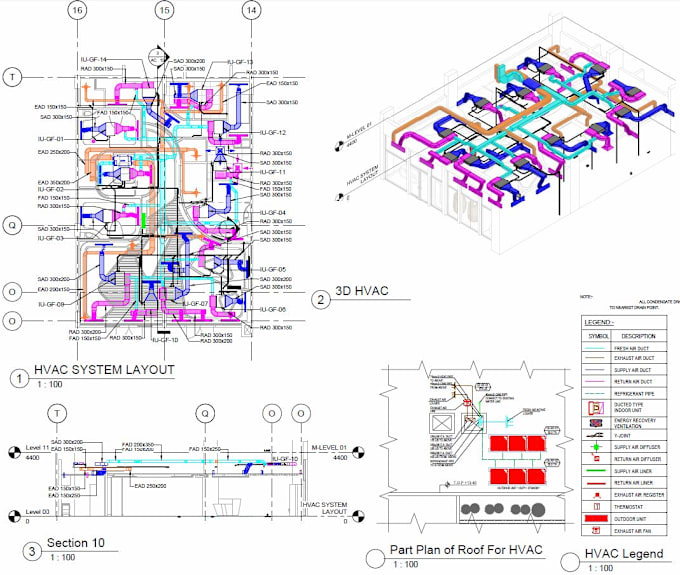 design plumbing hvac and ventilation layout for residential permit