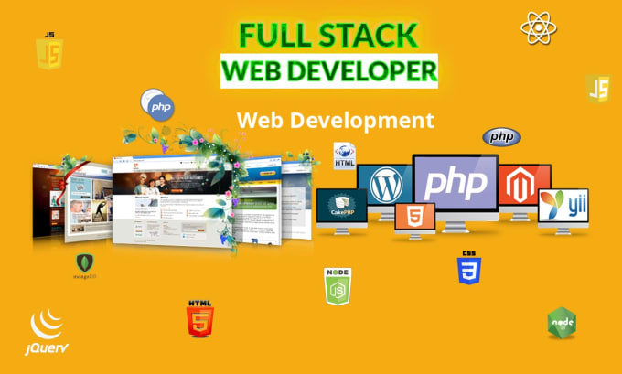 Develop and design html css javascript reactjs website and node js ...