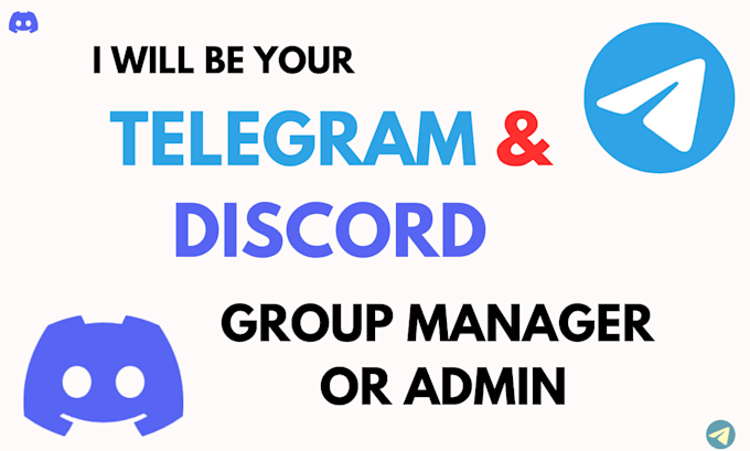 be your telegram moderator and discord crypto group community manager