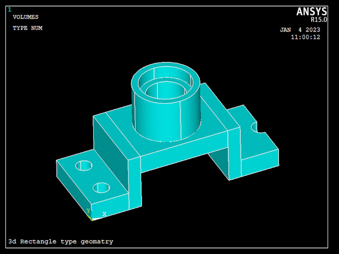 Make the mechanical geometries in the ansys software by Saifproduction ...
