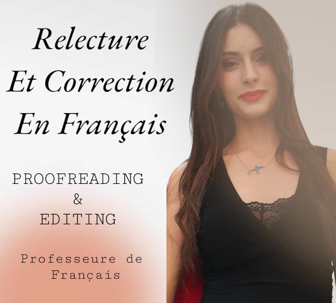 Proofread and edit your work in french by Helalayouni Fiverr