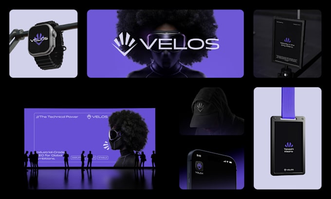 design a modern minimalist logo or brand identity for tech startup or saas