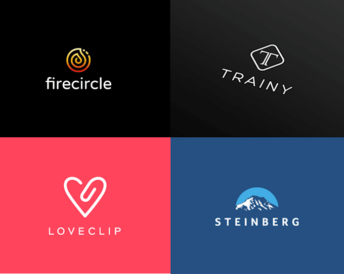 do design creative minimalist logo for you