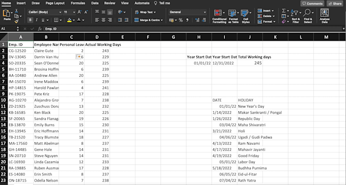 Create excel spreadsheet with formulas by Udk001 | Fiverr