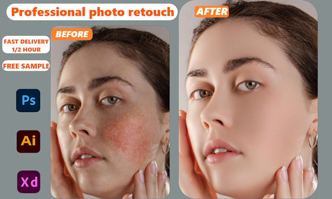 image editing, photoshop edit and photo retouching in 1 hour