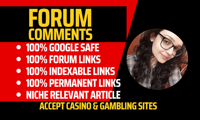 do forum comments backlinks and blog comments